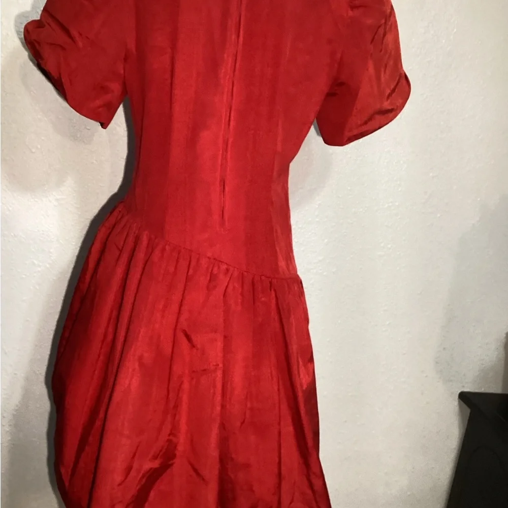 Casero’s vintage red/ polka dot dress size 14pt